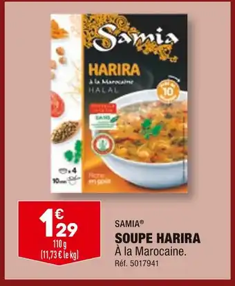 ALDI SAMIA SOUPE HARIRA offre