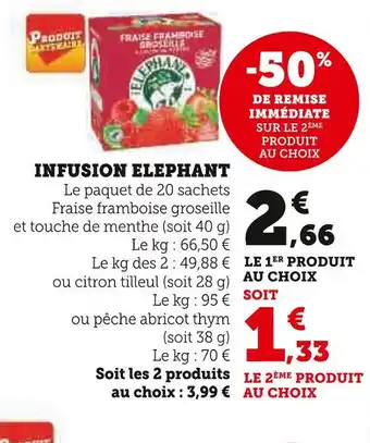 U Express ELEPHANT INFUSION offre