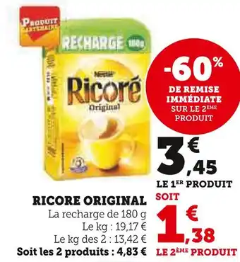 U Express RICORE RICORE ORIGINAL offre
