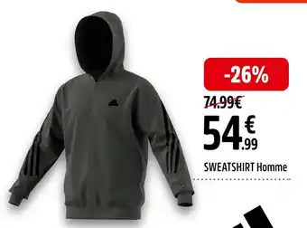 Intersport adidas SWEATSHIRT Homme offre