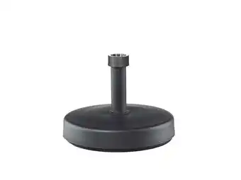 Weldom Pied de parasol rond à lester en plastique, 25 kg anthracite offre