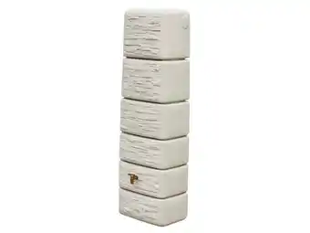 Récupérateur d'eau aérien GARANTIA rectangulaire murale sable , 330 L