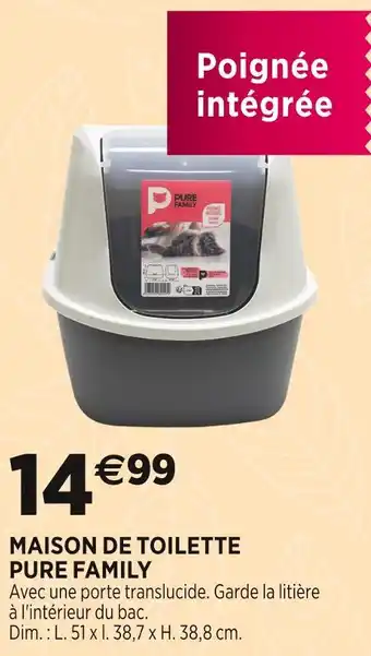 Delbard PURE FAMILY MAISON DE TOILETTE offre
