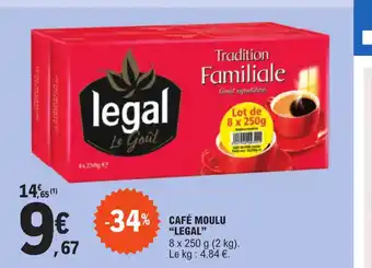 E.Leclerc Express CAFÉ MOULU offre