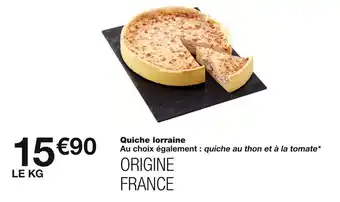 Monoprix Quiche lorraine offre