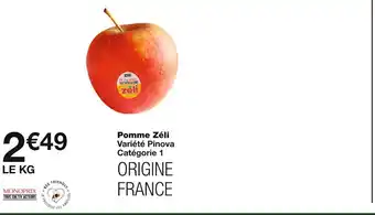 Monoprix Pomme Zéli offre