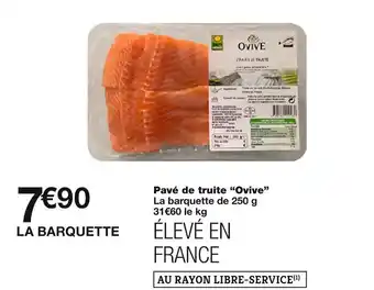 Monoprix Ovive Pavé de truite offre