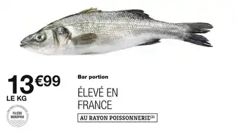 Monoprix Bar portion offre