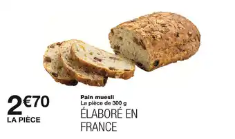 Monoprix Pain muesli offre
