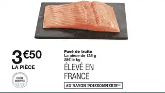 Monoprix Pavé de truite offre