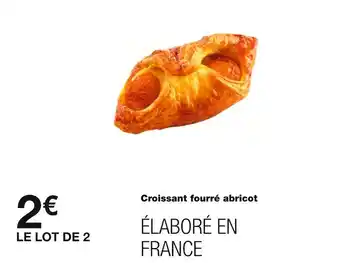 Monoprix Croissant fourré abricot offre