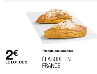 Monoprix Triangle aux amandes offre