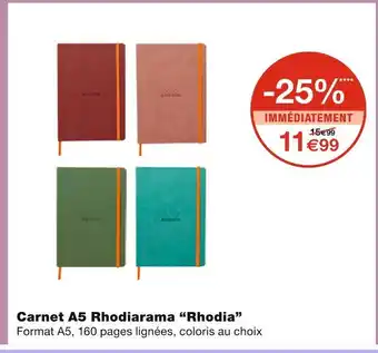 Monoprix Rhodia Carnet A5 Rhodiarama offre