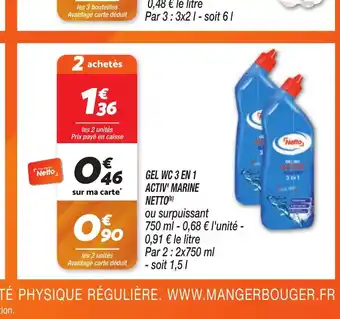 Netto GEL WC 3 EN 1 offre