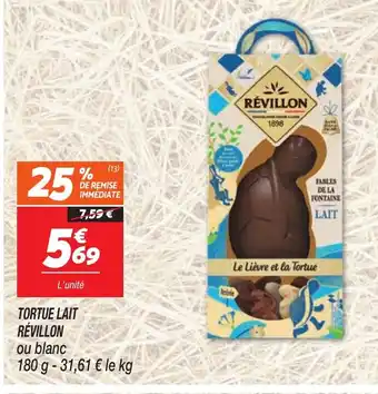 Netto TORTUE LAIT RÉVILLON offre