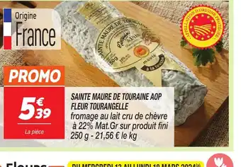 Netto SAINTE MAURE DE TOURAINE AOP FLEUR TOURANGELLE offre