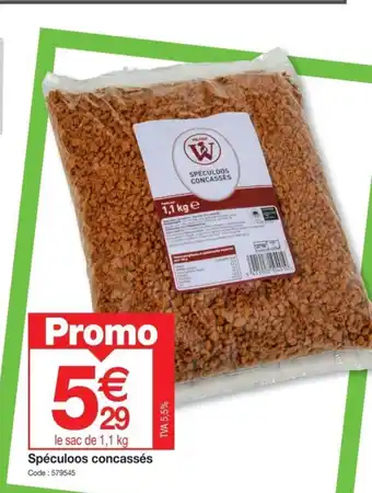 Promocash Spéculoos concassés offre