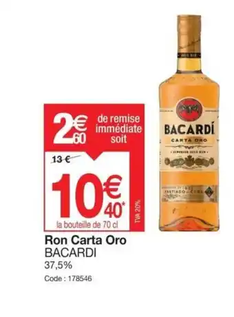 Ron Carta Oro BACARDI