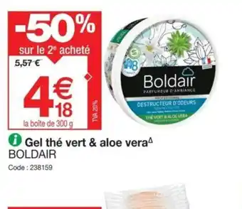 Gel thé vert & aloe vera BOLDAIR