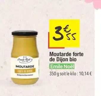 Les Comptoirs de la Bio Moutarde forte de Dijon bio offre