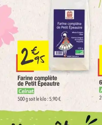 Les Comptoirs de la Bio Farine complète de Petit Épeautre offre
