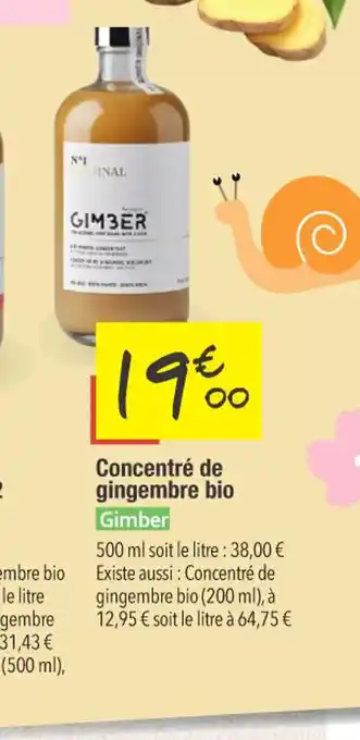 Concentré de gingembre bio brut n°2