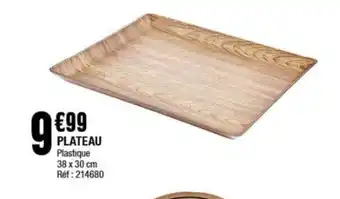 La Foir'Fouille PLATEAU Plastique 38 x 30 cm Réf: 214680 offre