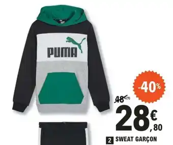 E.Leclerc Sport SWEAT GARÇON offre