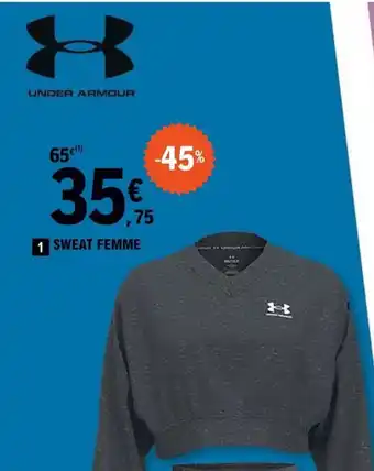 E.Leclerc Sport SWEAT FEMME offre