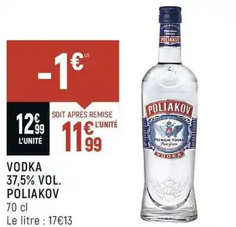 Poliakov vodka 37,5% vol.