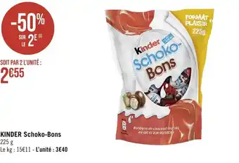 Casino Supermarchés KINDER Schoko-Bons 225 g offre