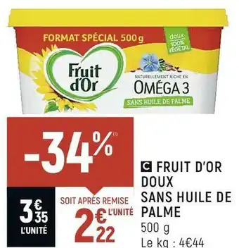 Spar Fruit d’or fruit d’or doux sans huile de palme offre
