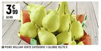 Spar William poire william verte offre