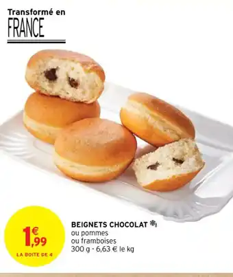 Intermarché Contact BEIGNETS CHOCOLAT ou pommes offre