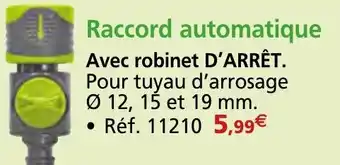 Provence Outillage Raccord automatique offre