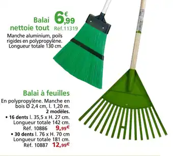 Provence Outillage Balai à feuilles offre