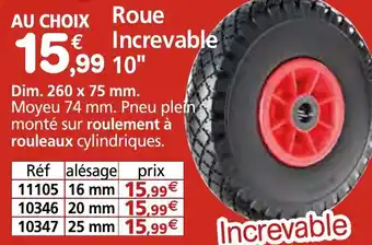 Provence Outillage Roue Increvable 10" offre