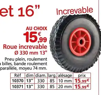 Provence Outillage Roue increvable offre