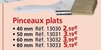 Provence Outillage Pinceaux plats offre