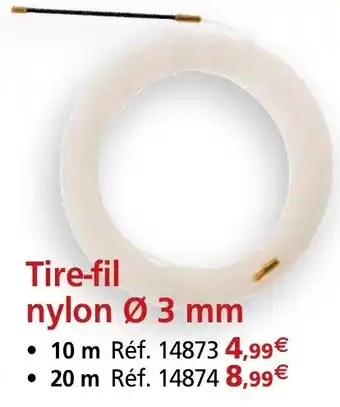 Provence Outillage Tire-fil nylon Ø 3 mm offre