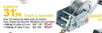 Treuils Ă manivelle