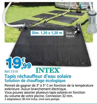 Provence Outillage Tapis réchauffeur d'eau solaire Solution de chauffage écologique offre