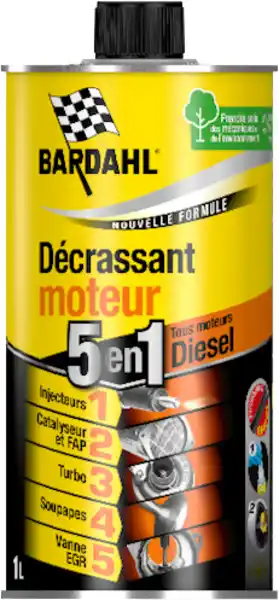 Carrefour BARDAHL Décrassant Moteur 5 en 1 essence ou diesel 1L offre