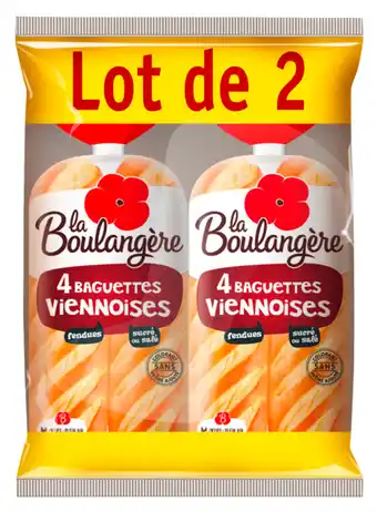 Carrefour LA BOULANGÈRE Baguettes viennoises offre