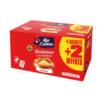 Carrefour KER CADELAC Madeleines Extra moelleuses offre