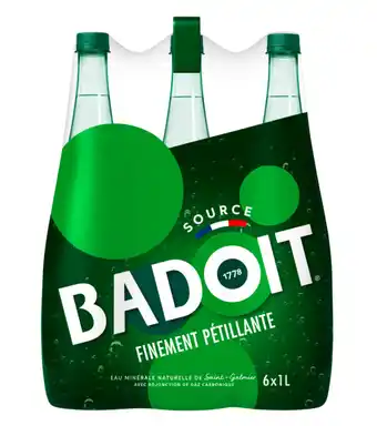 Carrefour BADOIT SUR TOUS LES PACKS D'EAU MINÉRALE NATURELLE ET BOUTEILLES AROMATISÉES offre