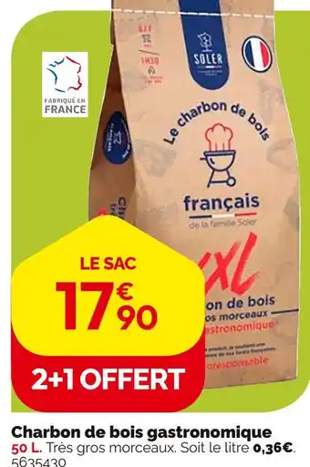 Weldom SOLER Charbon de bois gastronomique offre