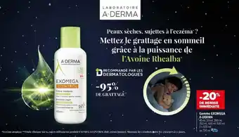 Carrefour maPara parapharmacie Gamme EXOMEGA A-DERMA offre