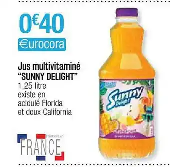 Cora x Carrefour Jus Multivitaminé offre