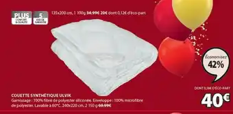 JYSK Couette Synthétique Ulvik offre